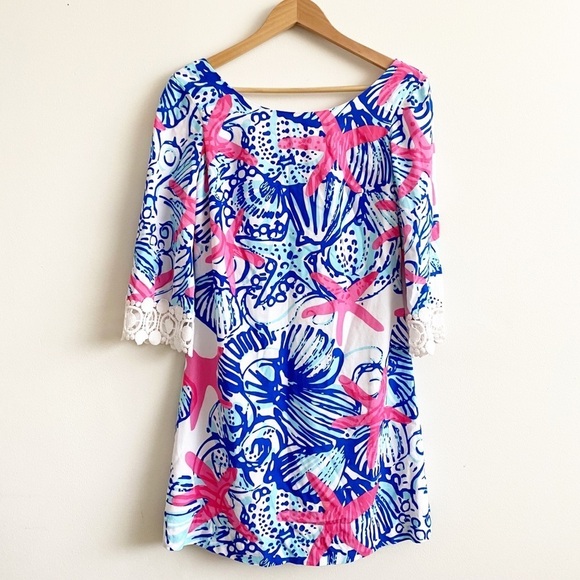 Lilly Pulitzer || She Shells Harbour Tunic Dress XS - Picture 1 of 7
